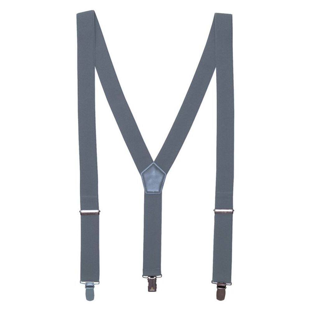 Premier Clip-On Trouser Braces / Steel